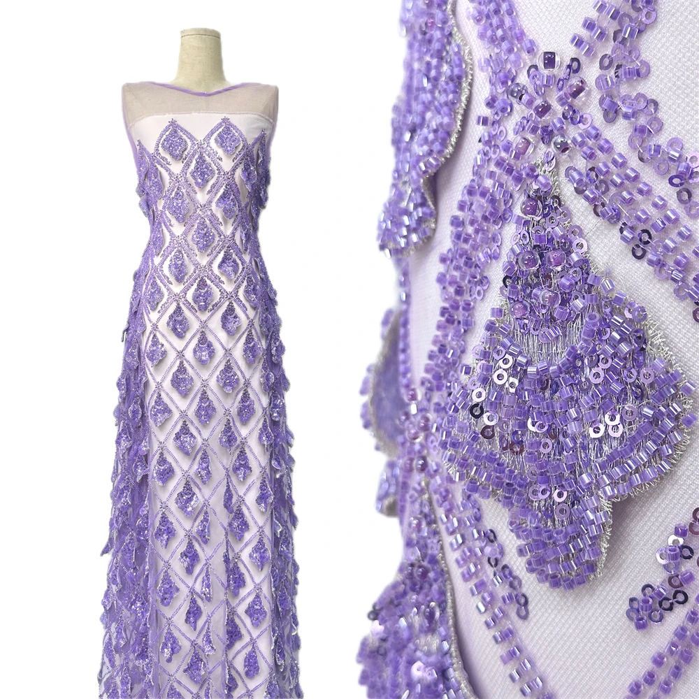 Luxury Sequins Beaded Lace Fabric High Quality French African Nigerian Embroidery for Dress sewing supplies & fabrics
Luxury Sequins Beaded Lace Fabric High Quality French African Nigerian Embroidery for Dress sewing supplies & fabrics