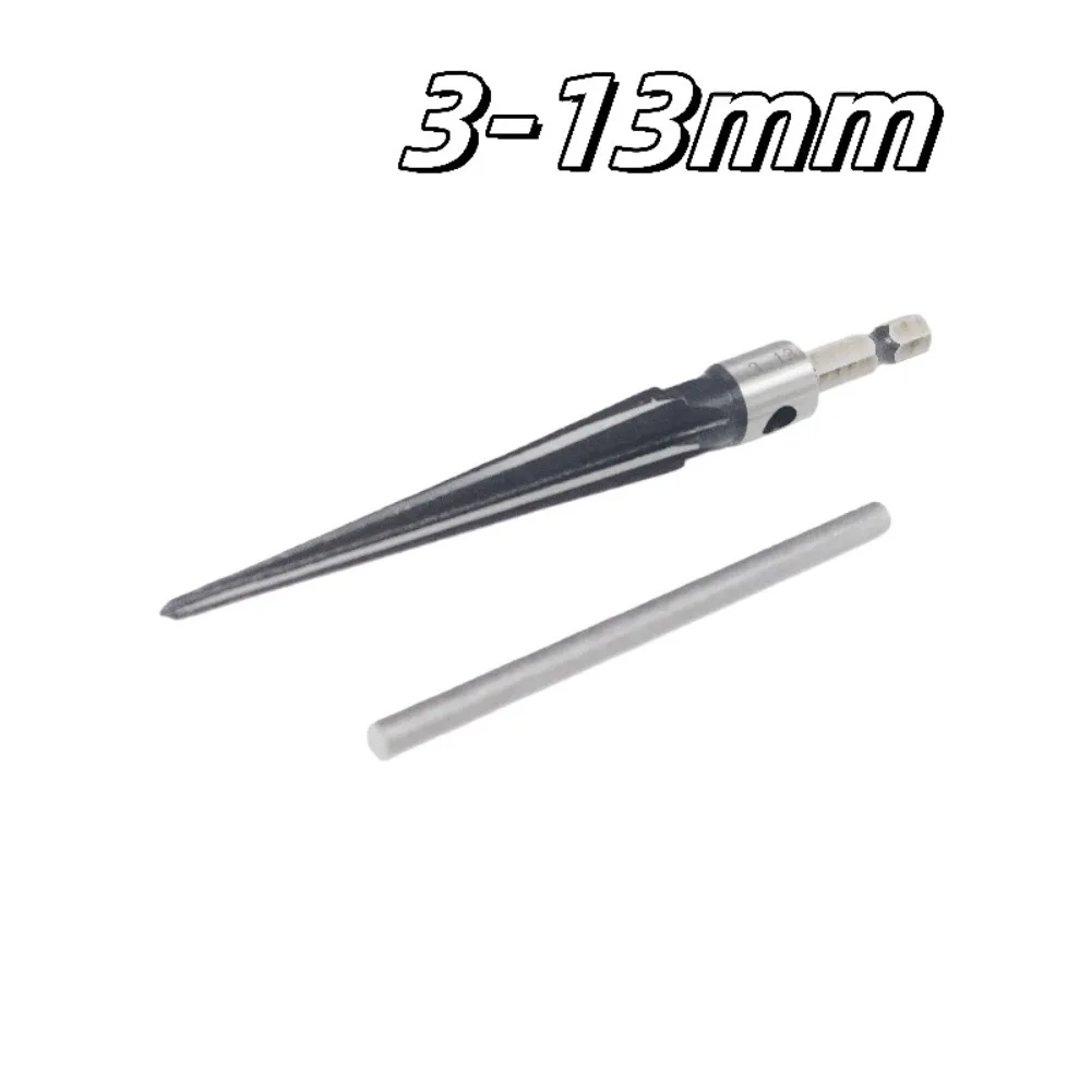 Woodwork Taper Reamer 3-13/5-16mm Wooden Board Electric Drill Hole Expanding Chamfer and Deburring Hexagonal Handle Cut Tool
Woodwork Taper Reamer 3-13/5-16mm Wooden Board Electric Drill Hole Expanding Chamfer and Deburring Hexagonal Handle Cut Tool