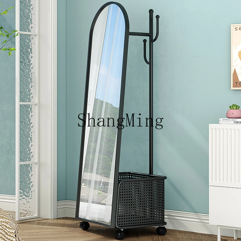 CL cream wind floor coat rack with mirror bedroom removable basket hanging hanger full-length mirror integrated
CL cream wind floor coat rack with mirror bedroom removable basket hanging hanger full-length mirror integrated
