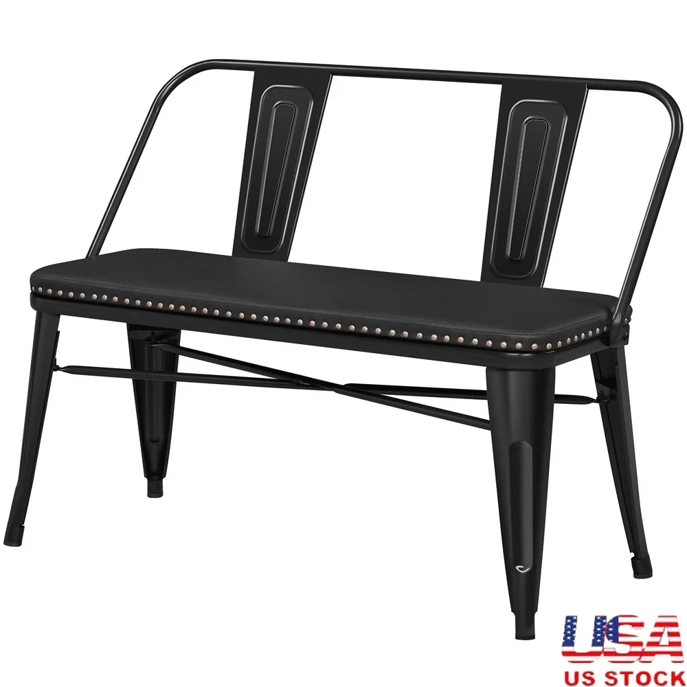 Durable Metal Dining Bench with Upholstered Seat Removable Backrest Comfortable Seating Easy to Assemble Stylish Versatile Home
Durable Metal Dining Bench with Upholstered Seat Removable Backrest Comfortable Seating Easy to Assemble Stylish Versatile Home