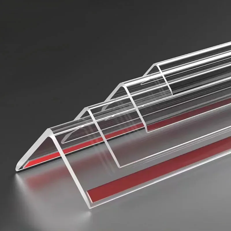 L-shaped Acrylic transparent corner protection strip Right Angle Plastic bar External corner anti-collision strip
L-shaped Acrylic transparent corner protection strip Right Angle Plastic bar External corner anti-collision strip
