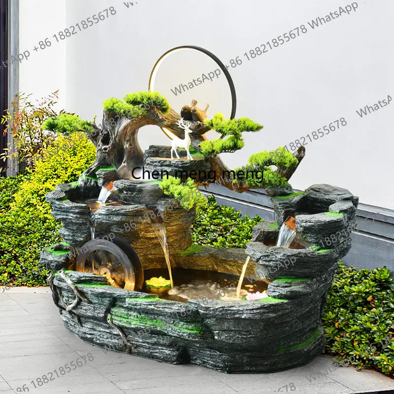 Lucky Balcony Fish Pool Circulating Water Landscape Courtyard Chinese Garden Decoration Landscape
Lucky Balcony Fish Pool Circulating Water Landscape Courtyard Chinese Garden Decoration Landscape