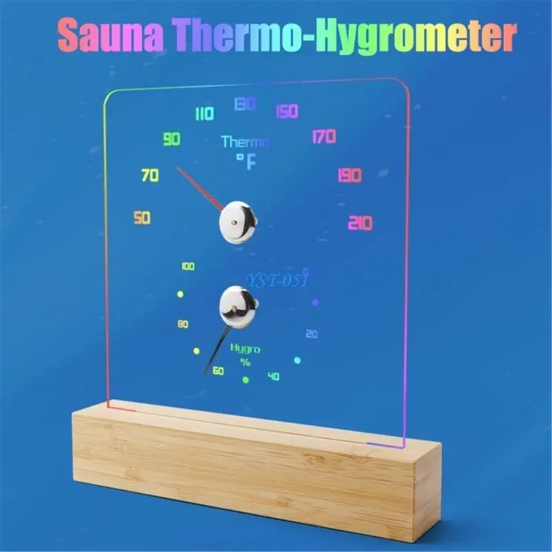 E15A Thermometers Hygrometer Temperature Humidity Measure Meter with Light
E15A Thermometers Hygrometer Temperature Humidity Measure Meter with Light