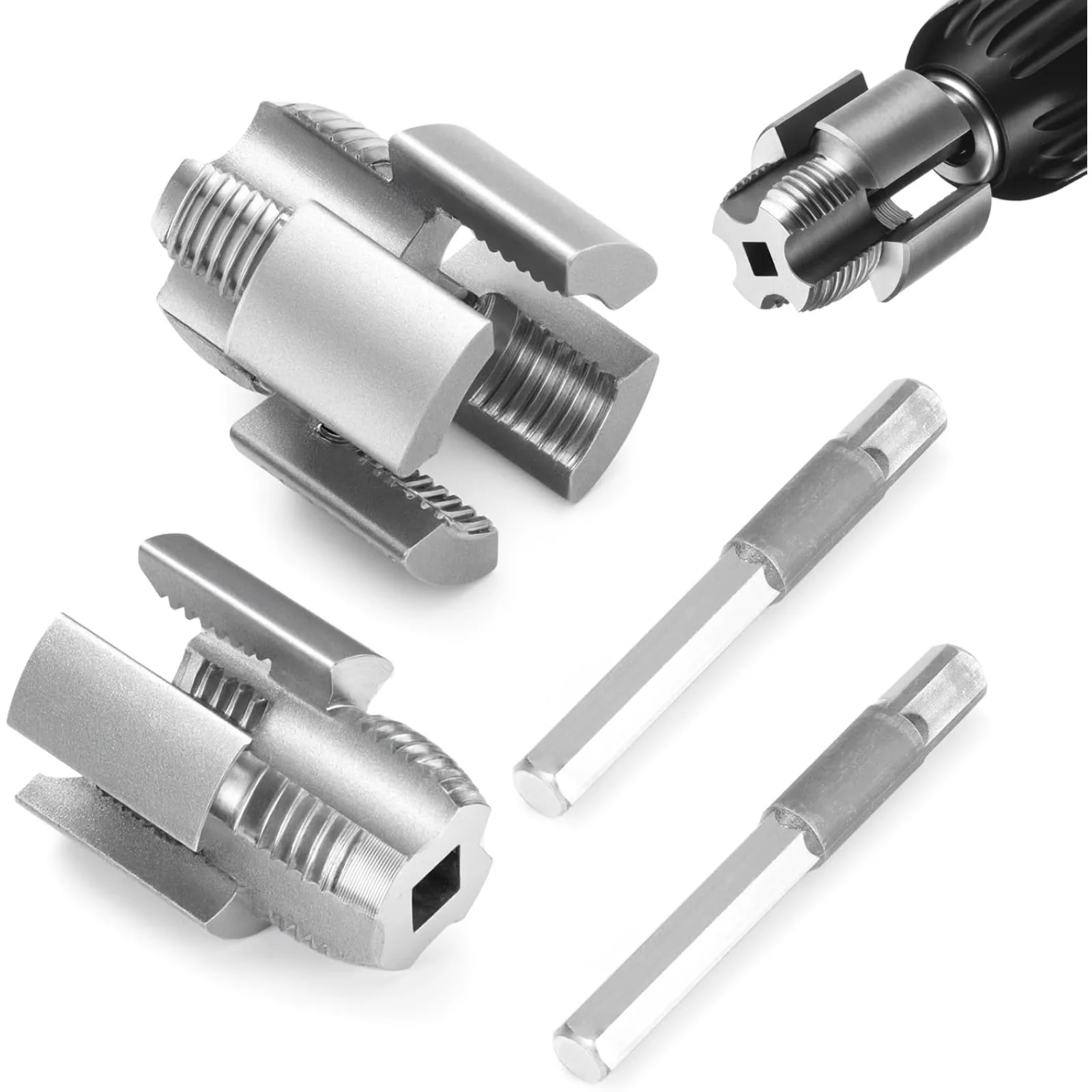Pipe Thread Cutting Tool Integrated Internal & External Pipe Threading Tool Electric Drill Compatible PVC Pipe Threader Kit
Pipe Thread Cutting Tool Integrated Internal & External Pipe Threading Tool Electric Drill Compatible PVC Pipe Threader Kit