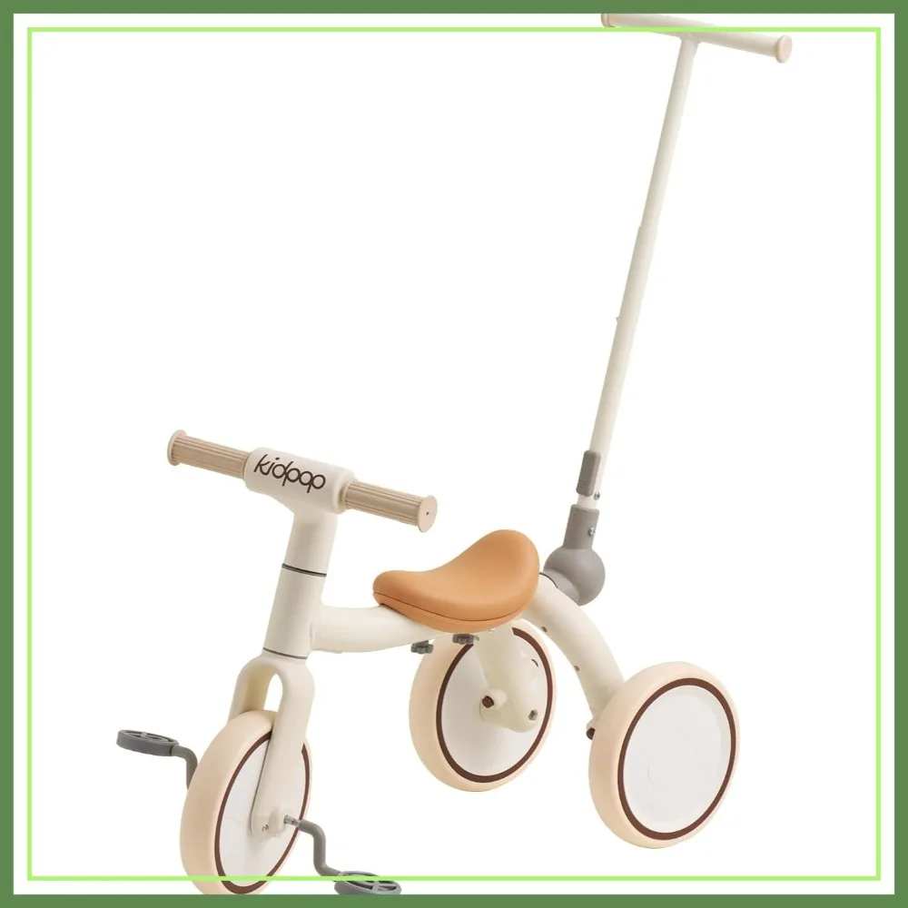 4-in-1 Toddler Tricycle with Adjustable Push Handle, Removable Pedals, Balance Bike & Scooter for Ages 1-4
4-in-1 Toddler Tricycle with Adjustable Push Handle, Removable Pedals, Balance Bike & Scooter for Ages 1-4
