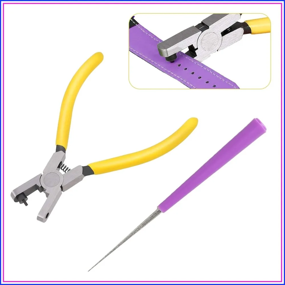 2PCS Leather Punching Pliers 2.0mm Belt Punch Tool for DIY Craft Shoes Fabric
2PCS Leather Punching Pliers 2.0mm Belt Punch Tool for DIY Craft Shoes Fabric