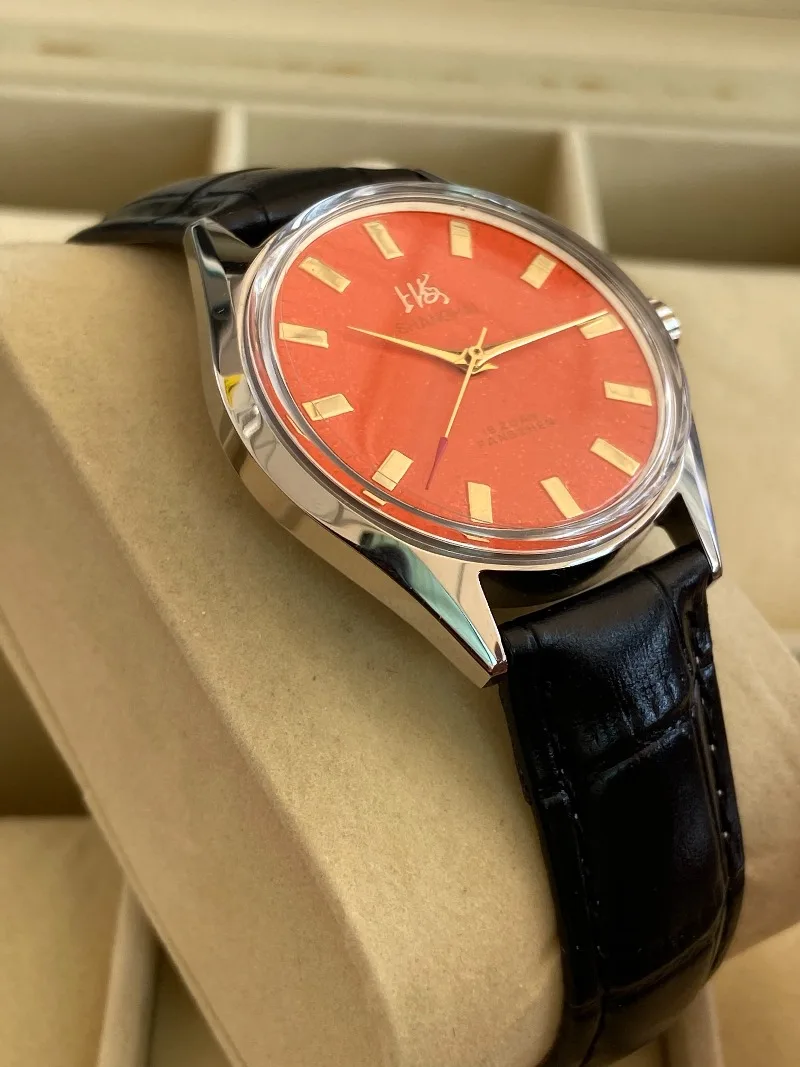 Color disc watch manual winding 7120 pure mechanical movement red all-steel business Shanghai second-hand quality beauty
Color disc watch manual winding 7120 pure mechanical movement red all-steel business Shanghai second-hand quality beauty
