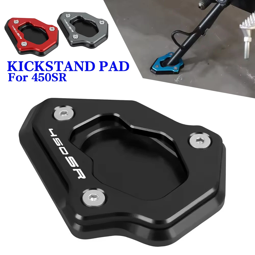 For CFMOTO 450SR 450 SR 2023 2024 2025 Motorcycle CNC Kickstand Foot Side Stand Extension Pad Enlarge Support Plate
For CFMOTO 450SR 450 SR 2023 2024 2025 Motorcycle CNC Kickstand Foot Side Stand Extension Pad Enlarge Support Plate