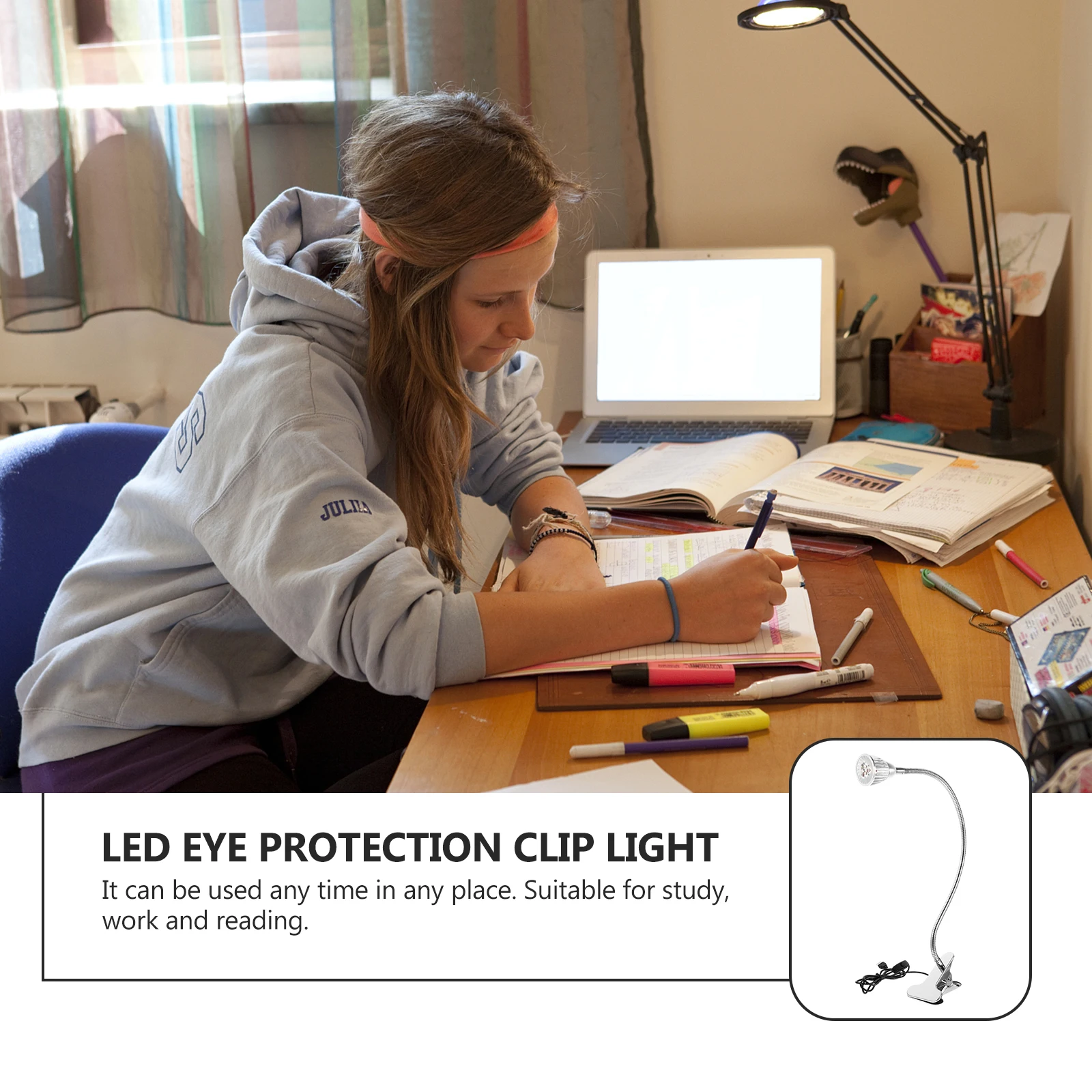 USB Clip Lamp LED Desk Eye Protection Adjustable Bedside Table Student Reading Clipping Type Light Aluminum Study Working
USB Clip Lamp LED Desk Eye Protection Adjustable Bedside Table Student Reading Clipping Type Light Aluminum Study Working