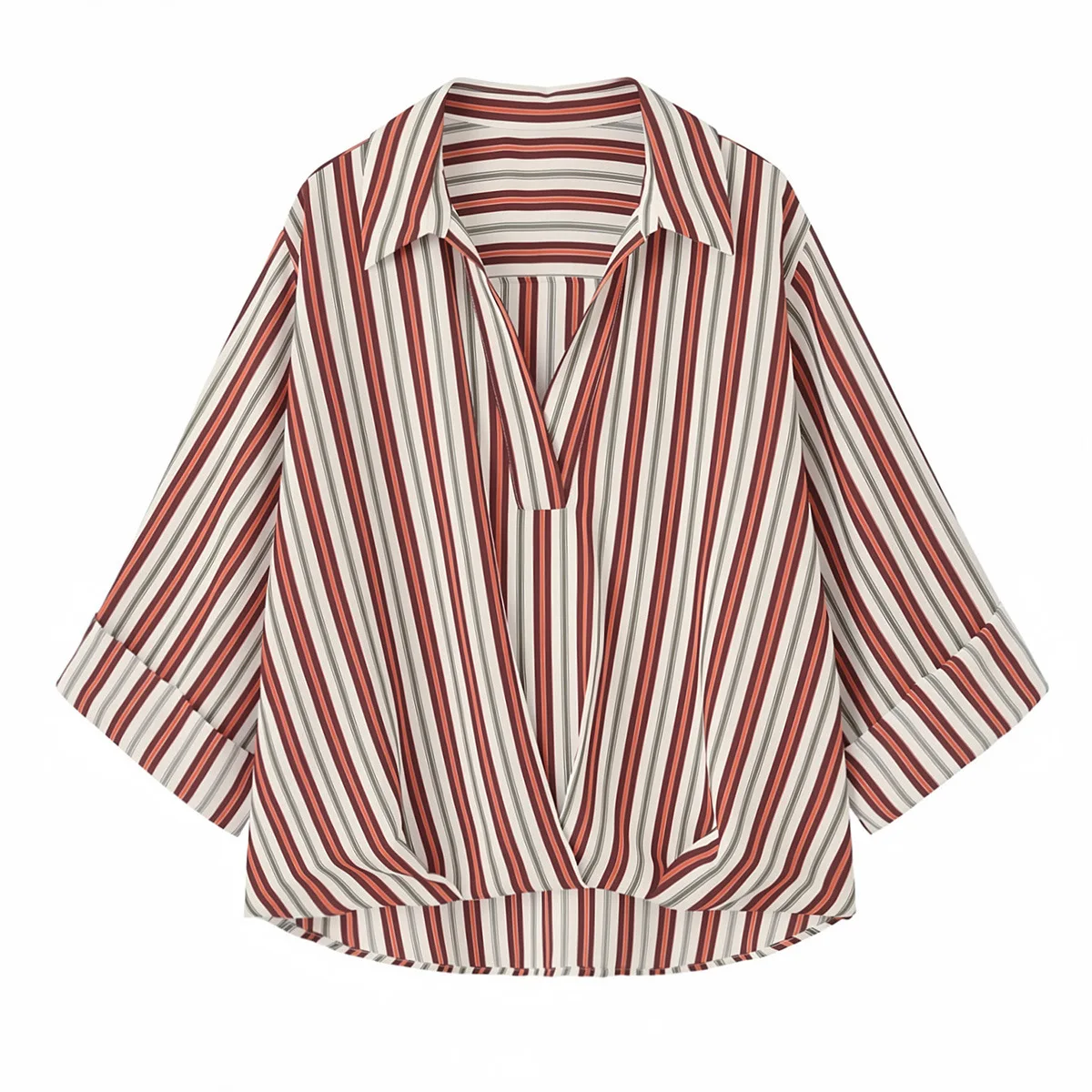 Withered 2026 New Fashionable Temperament Women's Loose And Versatile Lapel Long Sleeved Striped Shirt Woman Clothes Shirts
Withered 2026 New Fashionable Temperament Women's Loose And Versatile Lapel Long Sleeved Striped Shirt Woman Clothes Shirts