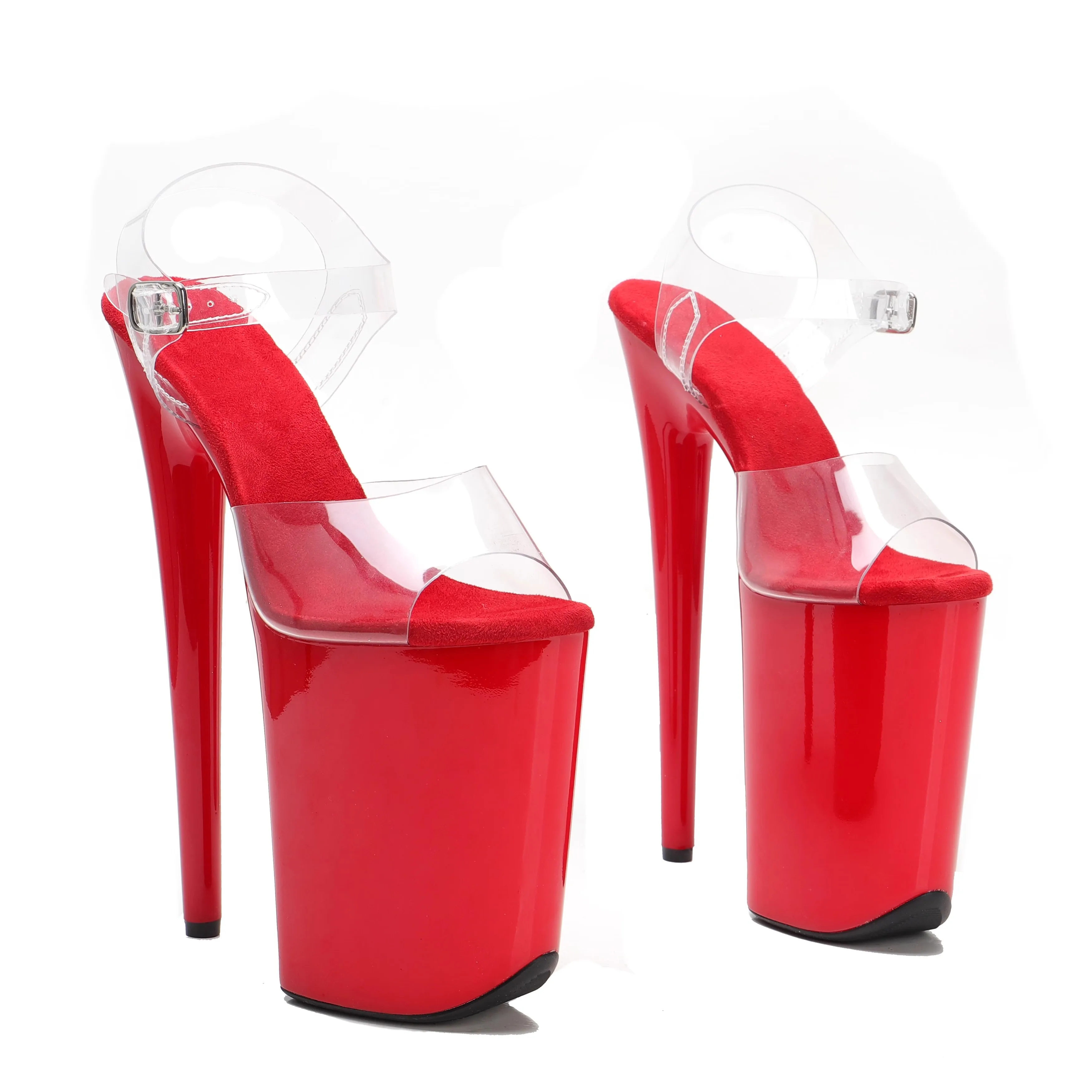 23CM/9inches PVC Upper Platform Sexy High Heels Sandals Women Party Pole Dance Shoes 011
23CM/9inches PVC Upper Platform Sexy High Heels Sandals Women Party Pole Dance Shoes 011