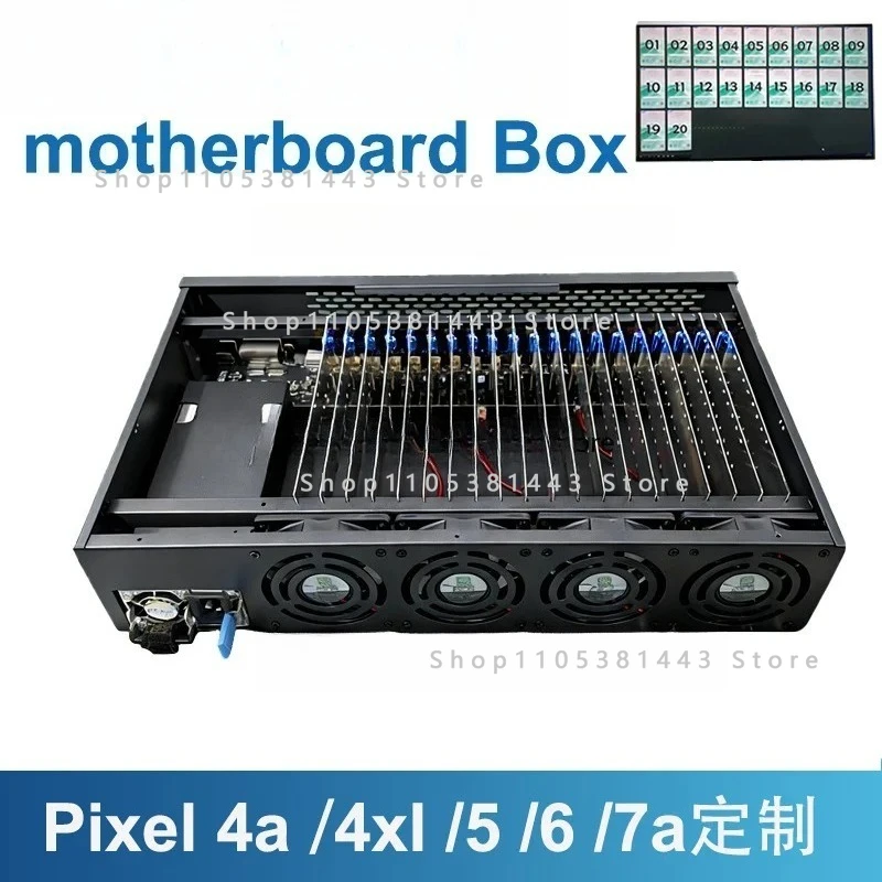 --gle ph-one mothe-rboard chassis farming box supports G--oogle Pixel 4a/4 XL/5/6/7a motherboards
--gle ph-one mothe-rboard chassis farming box supports G--oogle Pixel 4a/4 XL/5/6/7a motherboards