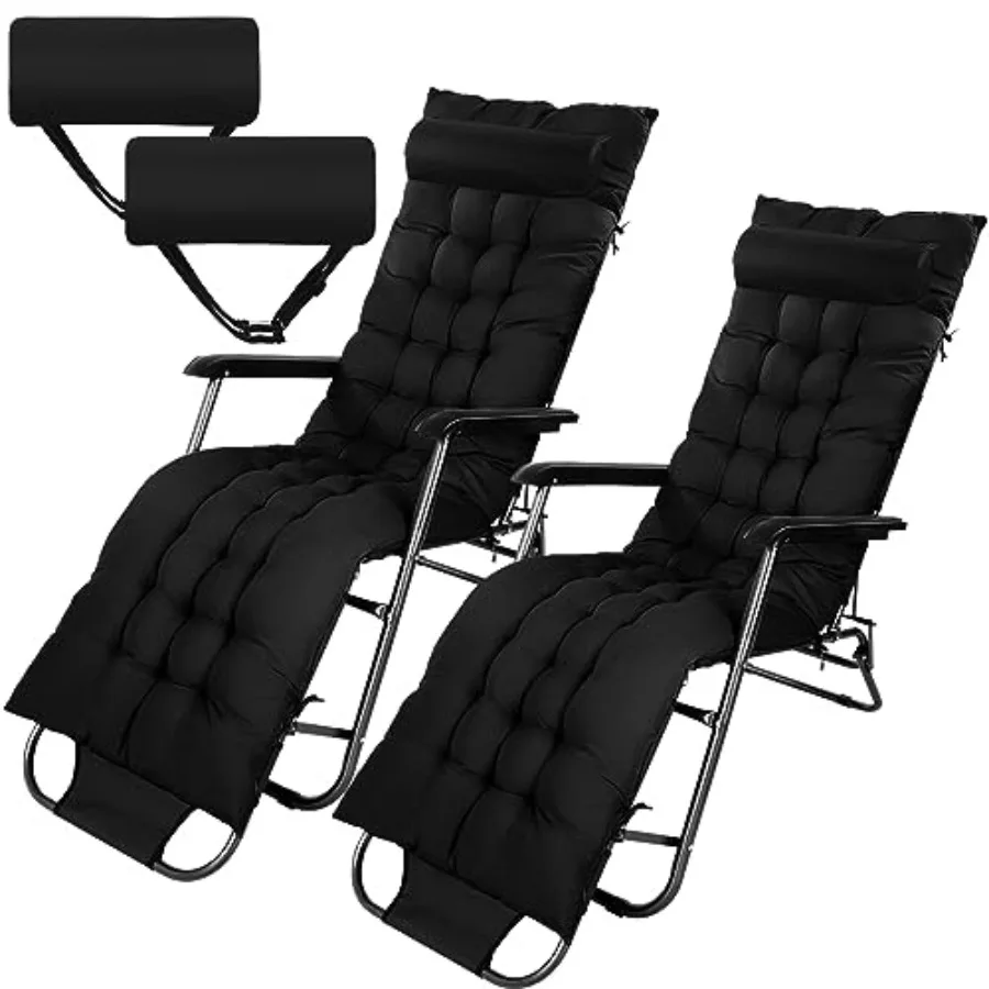 2 Set 67 x 21 Inch Lounge Chair Cushion with Headrest Soft Patio Chaise Lounge Cushion for Outside Sofa Lawn Furniture Chair Pa
2 Set 67 x 21 Inch Lounge Chair Cushion with Headrest Soft Patio Chaise Lounge Cushion for Outside Sofa Lawn Furniture Chair Pa