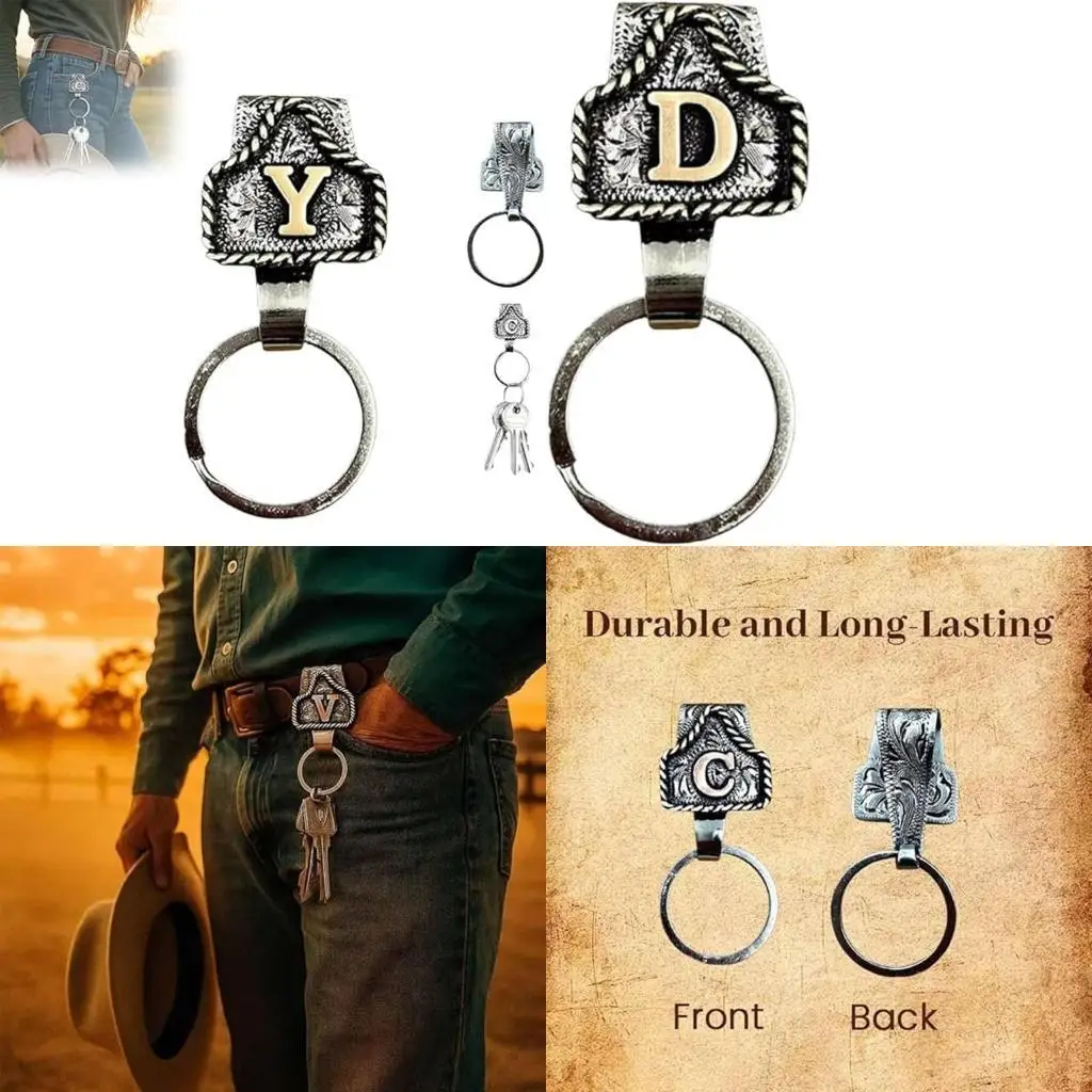 R1WE Western Cowboy Letter Letter, клавиша, винтажная буква ручной работы A-zi Начальный клип для ключей, личность металлической
R1WE Western Cowboy Letter Letter, клавиша, винтажная буква ручной работы A-zi Начальный клип для ключей, личность металлической