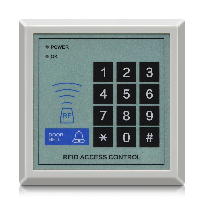 Система контроля доступа RFID, устройство безопасности машины, 125 кГц RFID, Бесконтактный замок входной двери, 1000 Пользователь
Система контроля доступа RFID, устройство безопасности машины, 125 кГц RFID, Бесконтактный замок входной двери, 1000 Пользователь