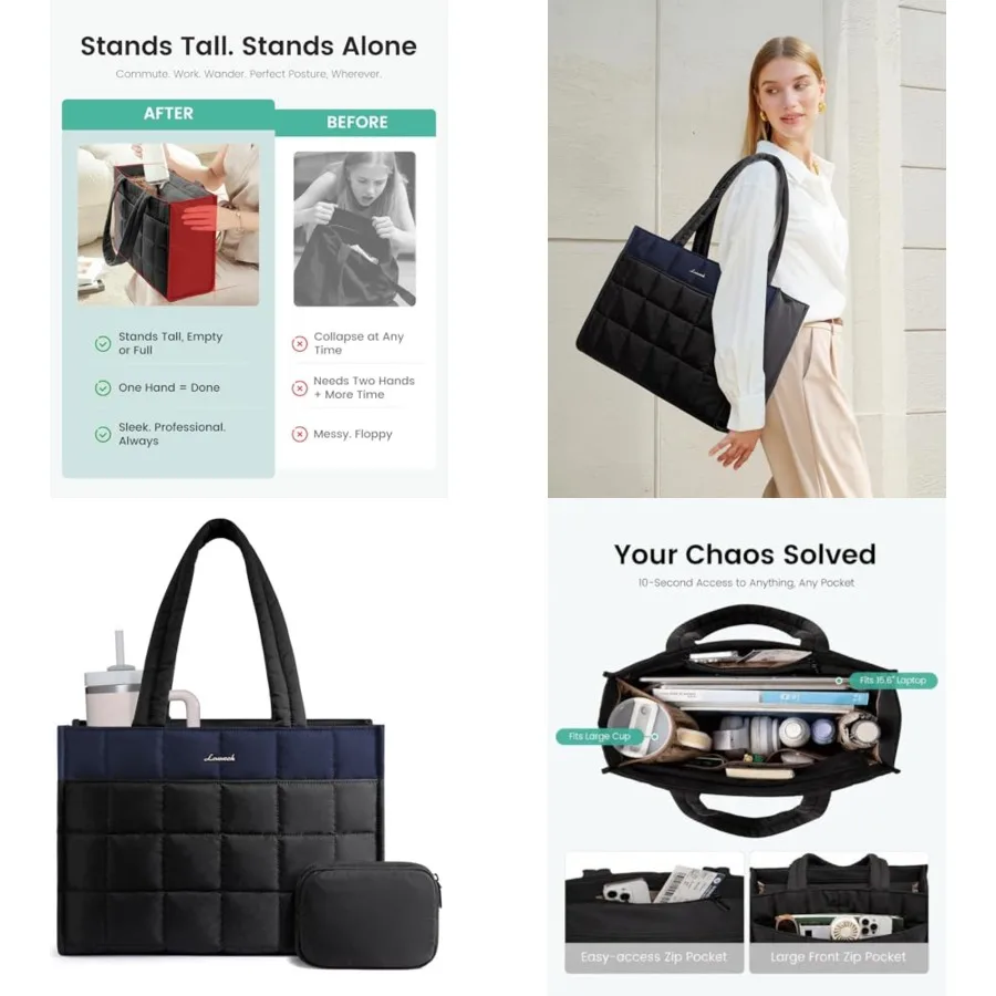 Tote Bag for Women, Puffer Work Handbag Laptop Purse for Nurse Teacher, Large Quilted Travel Tote Shoulder Bag with Zipper for
Tote Bag for Women, Puffer Work Handbag Laptop Purse for Nurse Teacher, Large Quilted Travel Tote Shoulder Bag with Zipper for