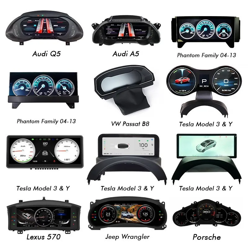 The automotive LCD instrument cluster is suitable for Range Rover Patrol
The automotive LCD instrument cluster is suitable for Range Rover Patrol