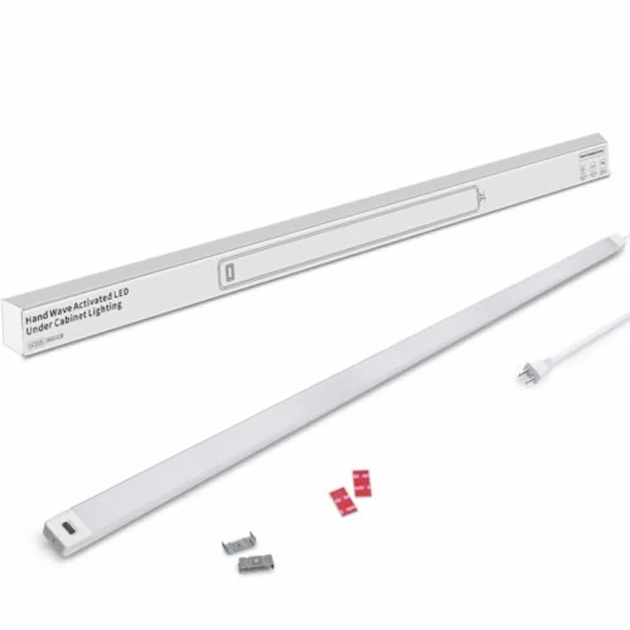 36 Inch Under Cabinet Lights with Hand Wave Under Counter Lighting 4000K Natural White Dimmable Plug and Play LED Lights for Ki
36 Inch Under Cabinet Lights with Hand Wave Under Counter Lighting 4000K Natural White Dimmable Plug and Play LED Lights for Ki