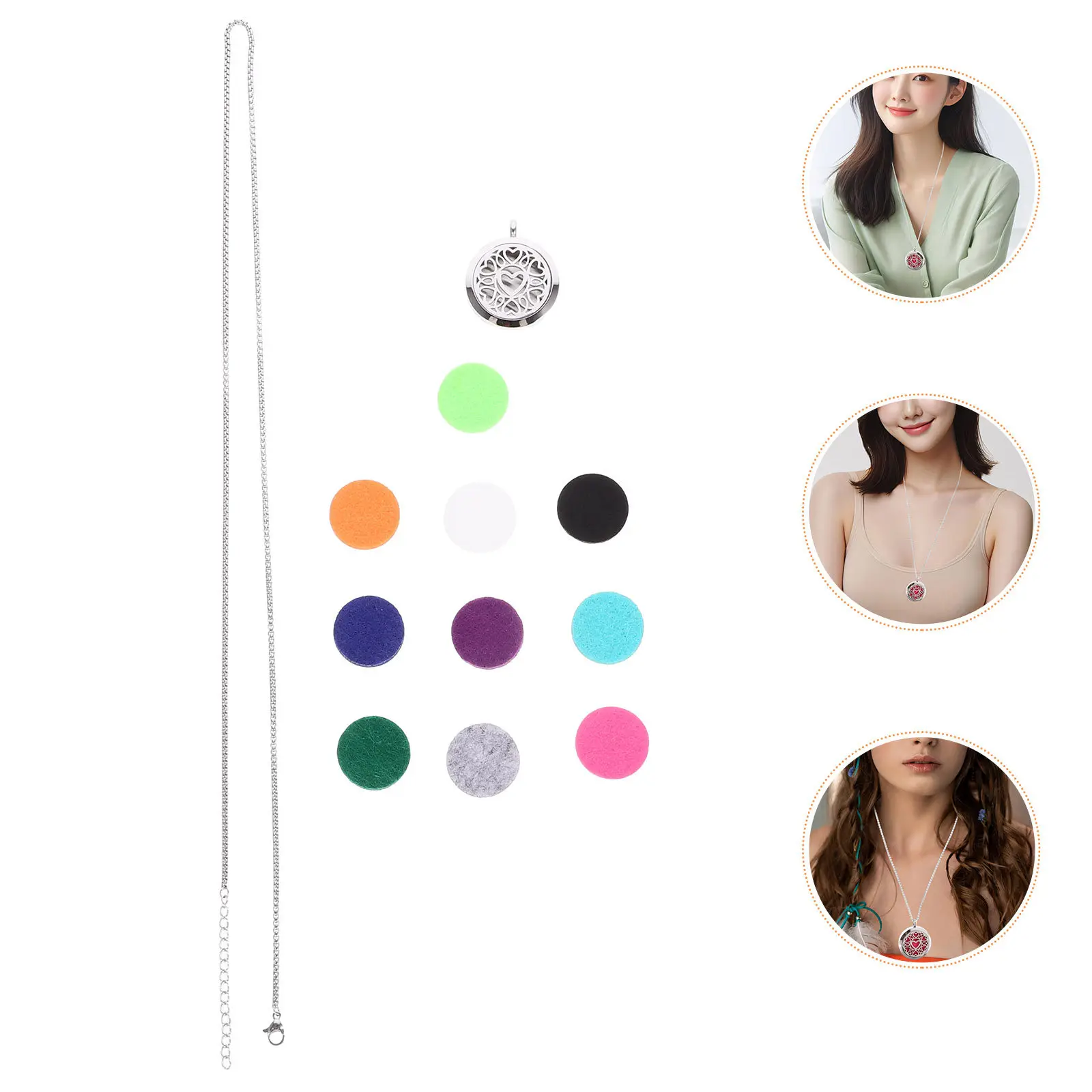 1Set Stainless Steel Diffuser Necklace for Women Essential Oil Perfume Pendant Vintage Hollow Out Aroma Jewelry Gift Idea
1Set Stainless Steel Diffuser Necklace for Women Essential Oil Perfume Pendant Vintage Hollow Out Aroma Jewelry Gift Idea