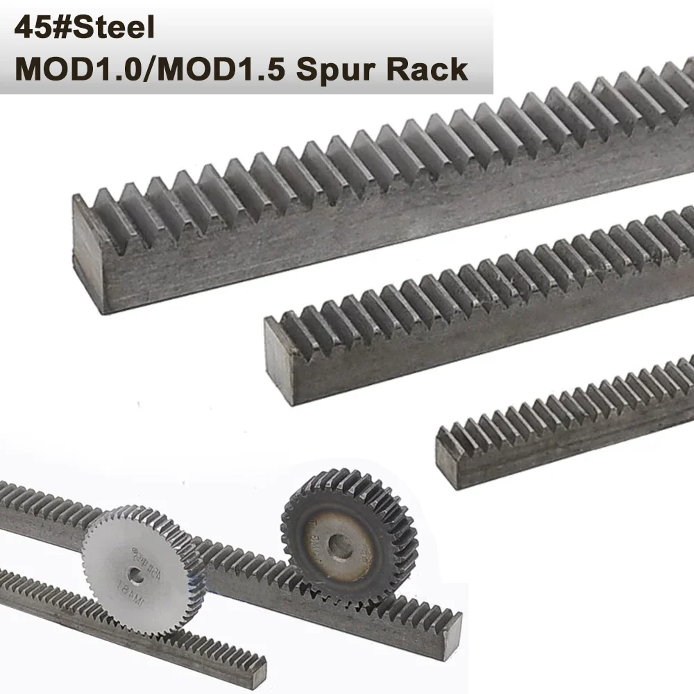 1Mod Module1.0 Straight Gear Rack 8*10*1000mm 10*10*1000mm Gear Spur Rack Precise CNC Straight Teeth Toothed Rack
1Mod Module1.0 Straight Gear Rack 8*10*1000mm 10*10*1000mm Gear Spur Rack Precise CNC Straight Teeth Toothed Rack