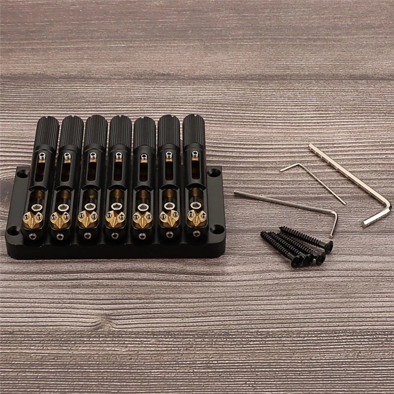 A99I-7 String Headless Metal Saddle Bridge Musical Instrument Replacement Headless Guitar Accessories
A99I-7 String Headless Metal Saddle Bridge Musical Instrument Replacement Headless Guitar Accessories