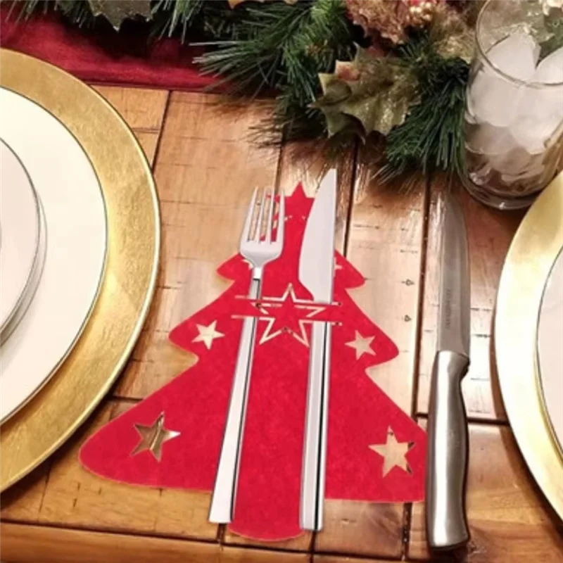 100PCS Organizer Table Decor Knife And Fork Holder Cutlery Bag Christmaselk Xmas Tree Pocket-Y78A
100PCS Organizer Table Decor Knife And Fork Holder Cutlery Bag Christmaselk Xmas Tree Pocket-Y78A