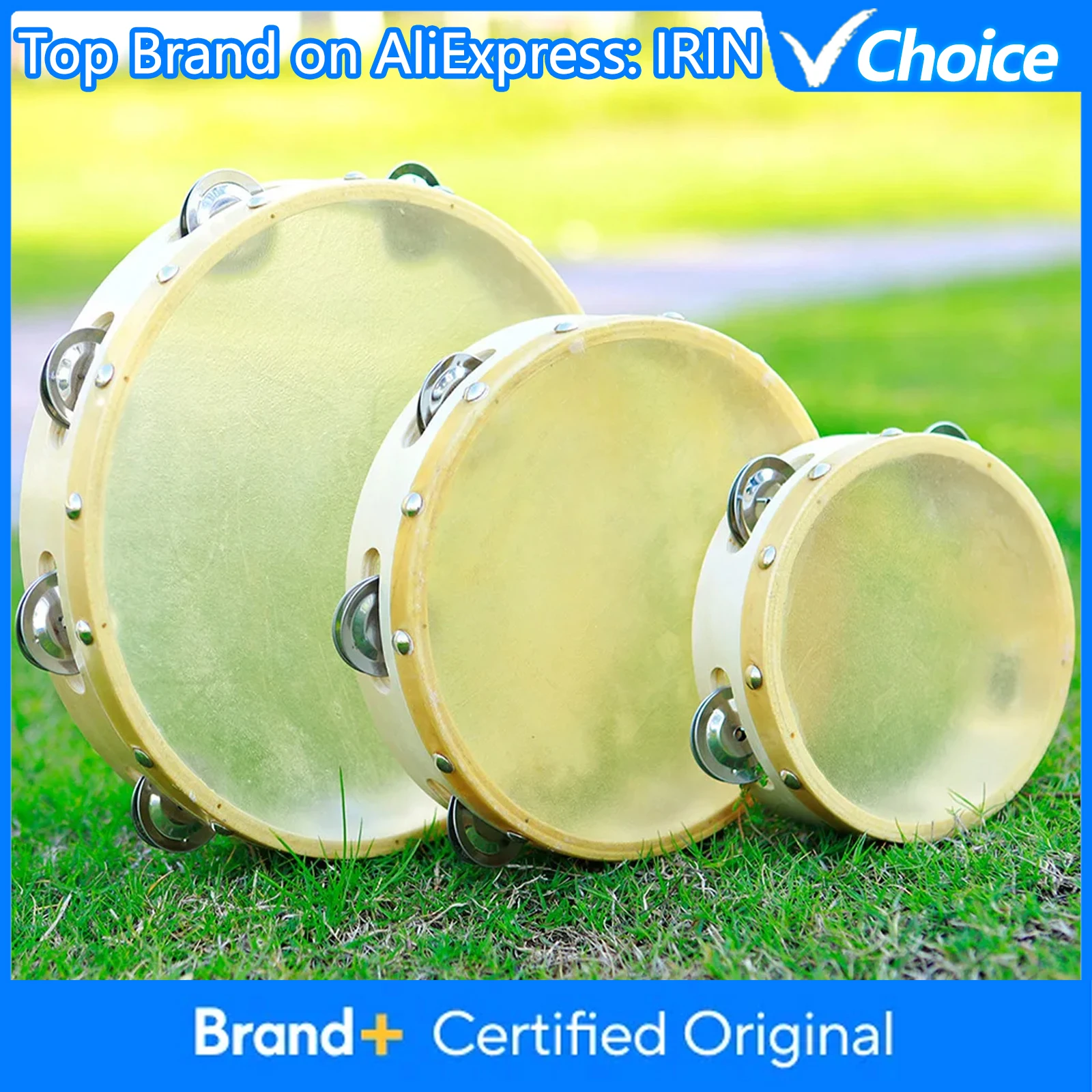 6+8+10 Inch Tambourine Toys Hand Held Tambourine Drum Bell Solid Wood Sheepskin Percussion Musical Instrument For KTV Kids Games
6+8+10 Inch Tambourine Toys Hand Held Tambourine Drum Bell Solid Wood Sheepskin Percussion Musical Instrument For KTV Kids Games