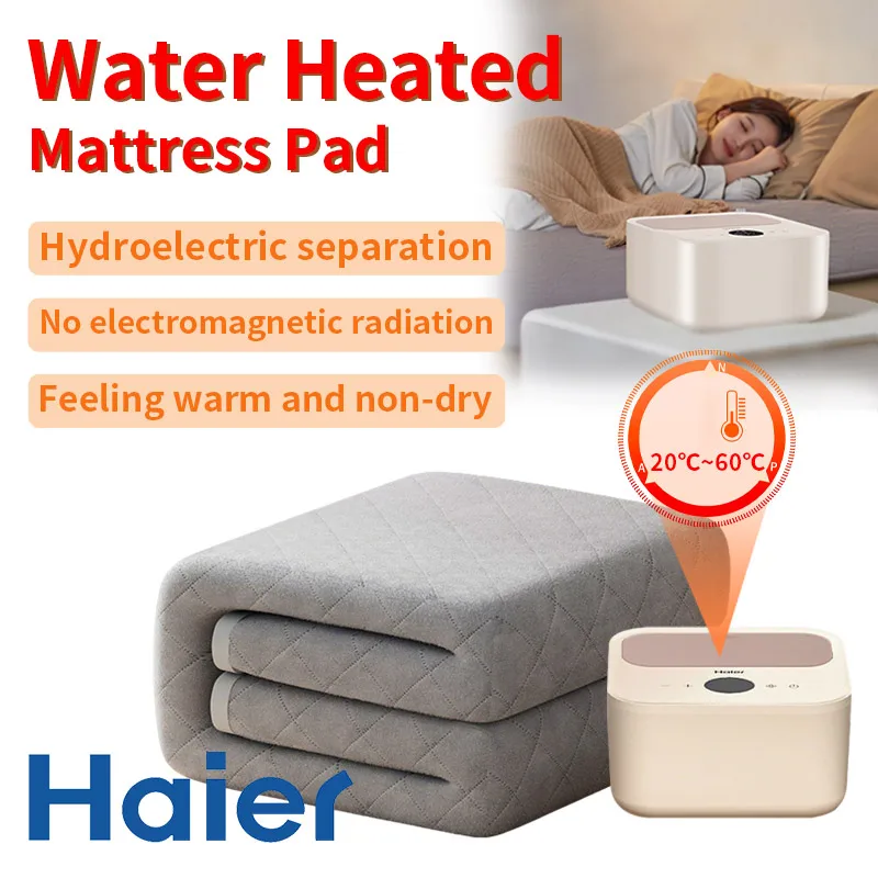 Haier Electric blanket, thick heater, household bedsheet, Water heated Mattress Pad, winter thermostat, double-layer warm-up pad
Haier Electric blanket, thick heater, household bedsheet, Water heated Mattress Pad, winter thermostat, double-layer warm-up pad