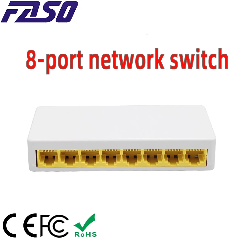 8 Port Gigabit Ethernet Switch10/100/1000Mbps Desktop Network Switch, Plug & Play, Auto MDI/MDIX, RJ45 LAN Hub for Home Office
8 Port Gigabit Ethernet Switch10/100/1000Mbps Desktop Network Switch, Plug & Play, Auto MDI/MDIX, RJ45 LAN Hub for Home Office