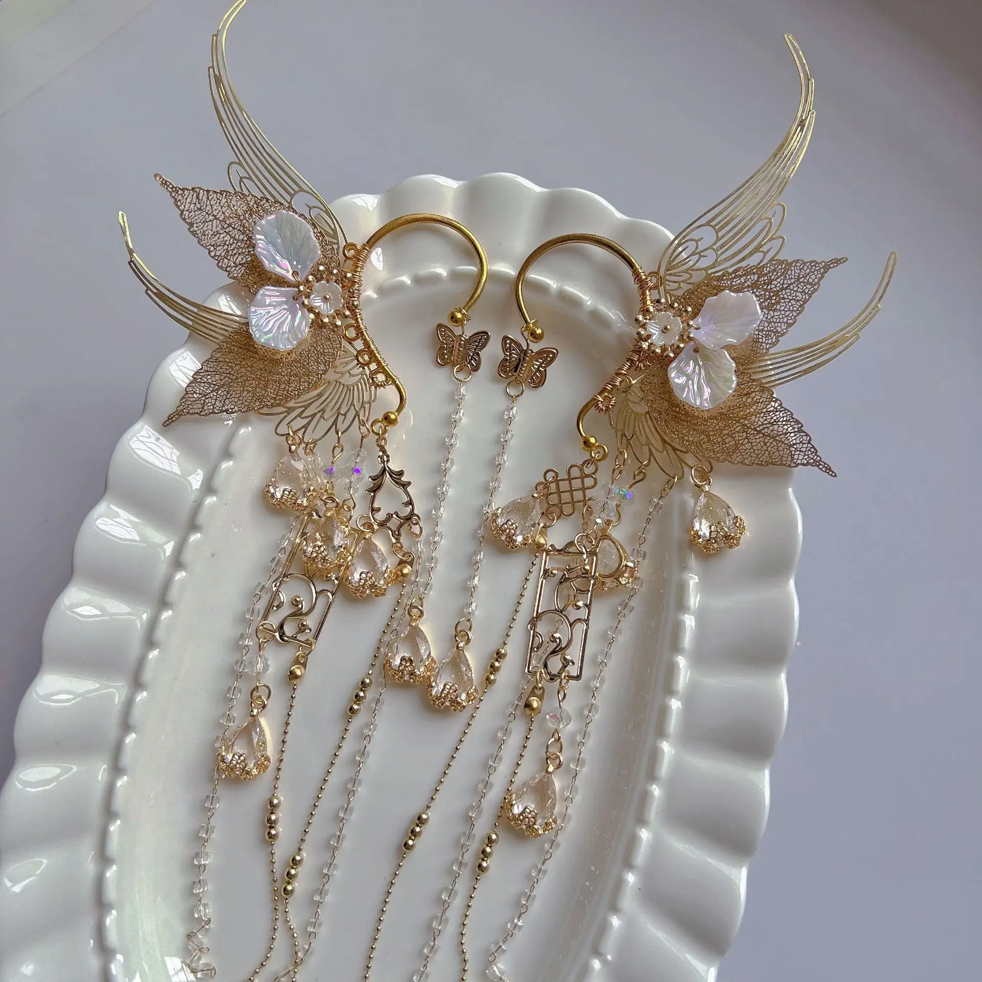 2025 New Elf Earrings Ancient Costume Fairy Accessories Sweet Princess Ear Hanging Hanfu Accessories Super Fairy Accessories
2025 New Elf Earrings Ancient Costume Fairy Accessories Sweet Princess Ear Hanging Hanfu Accessories Super Fairy Accessories