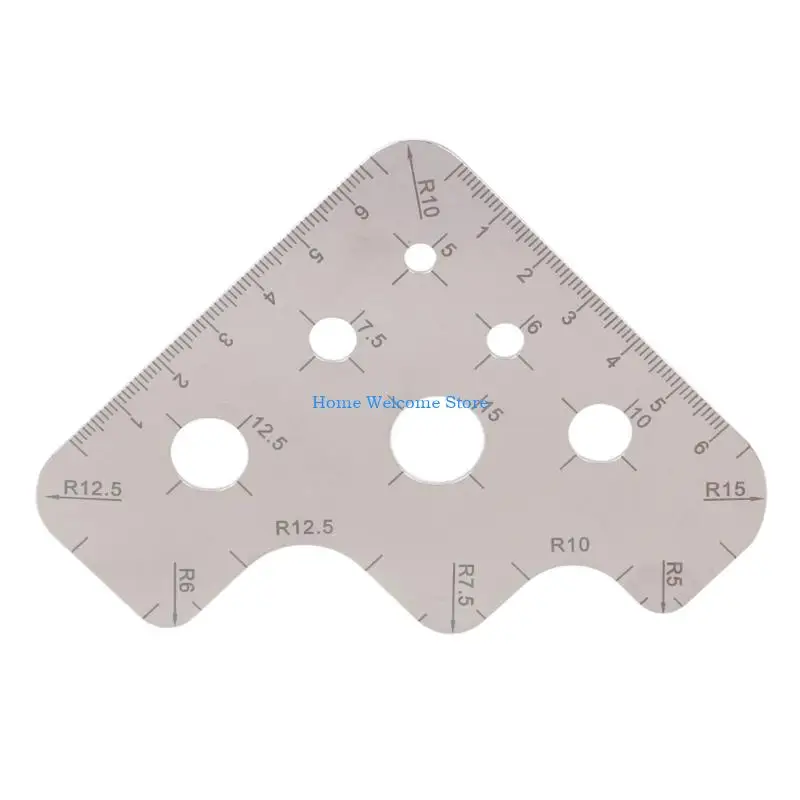 F68E Leather Corner Set Round Leather Corner Cutting Ruler for Fast Measurement in Craft Projects and Design
F68E Leather Corner Set Round Leather Corner Cutting Ruler for Fast Measurement in Craft Projects and Design