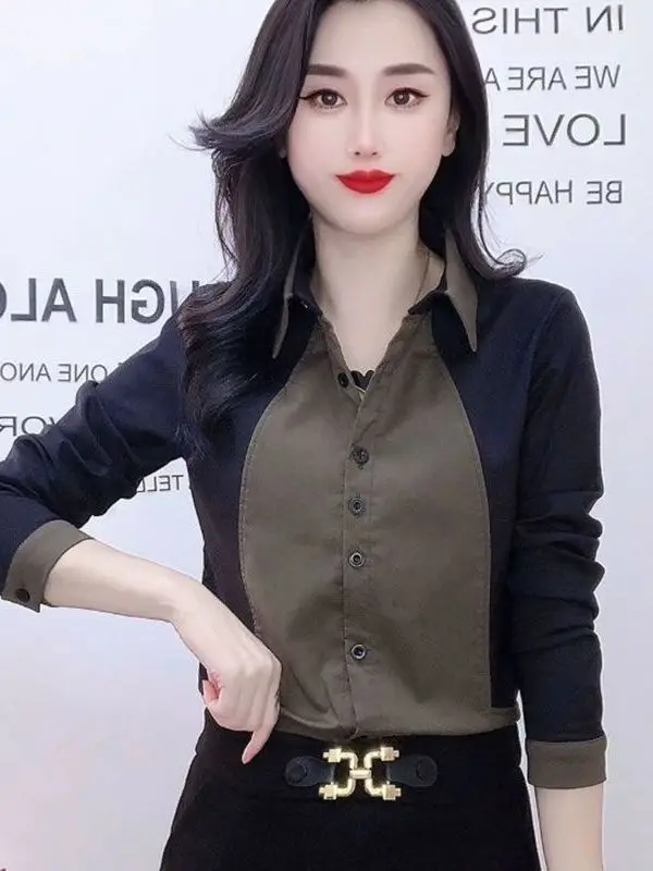 New Chinese Style Stand Collar Base Layer Shirt Young Women's Fashion Spring New Tang Costume Top Polyester Long Sleeve
New Chinese Style Stand Collar Base Layer Shirt Young Women's Fashion Spring New Tang Costume Top Polyester Long Sleeve