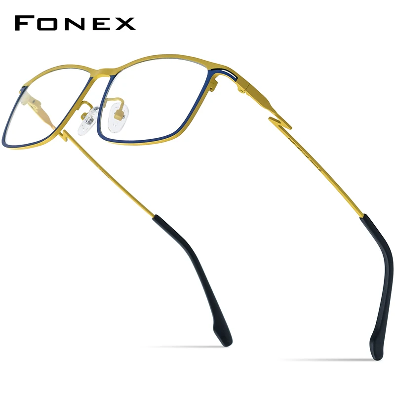 FONEX Titanium Glasses Frame Men 2023 Retro Square Eyeglasses Women Matte Colorful Eyewear F85777
FONEX Titanium Glasses Frame Men 2023 Retro Square Eyeglasses Women Matte Colorful Eyewear F85777