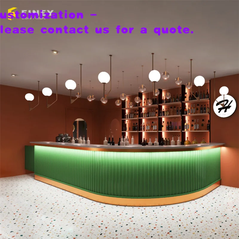 Современный барный стол из дерева и мрамора с LED-подсветкой, индивидуальный дизайн для дома, ресторана, паба.
Современный барный стол из дерева и мрамора с LED-подсветкой, индивидуальный дизайн для дома, ресторана, паба.