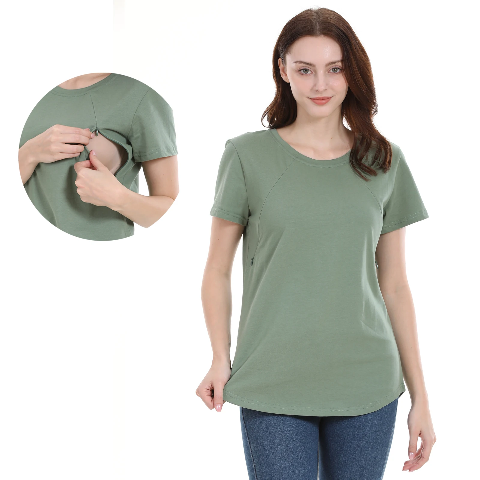Plus Size New Maternity Clothes Casual Tops Nursing For Breastfeeding T Shirt Women Maternity Short Sleeve Maternity Blouse 5XL
Plus Size New Maternity Clothes Casual Tops Nursing For Breastfeeding T Shirt Women Maternity Short Sleeve Maternity Blouse 5XL