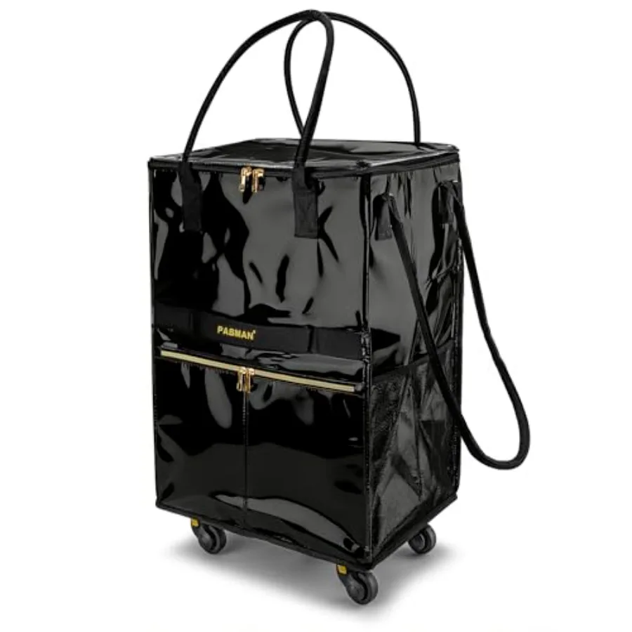 Reusable Grocery Bag on 5 Wheels, Foldable Rolling Tote Bag with Handle and Zipper Cover, Heavy Duty Shopping Cart for Laundry,
Reusable Grocery Bag on 5 Wheels, Foldable Rolling Tote Bag with Handle and Zipper Cover, Heavy Duty Shopping Cart for Laundry,