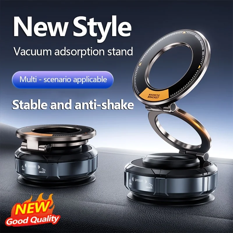 Car Vacuum Bracket 360° Adjustable Magnetic Phone Holder for Magsafe iPhone 17-12 Pro Max Foldable Alloy Support Cellphone Stand
Car Vacuum Bracket 360° Adjustable Magnetic Phone Holder for Magsafe iPhone 17-12 Pro Max Foldable Alloy Support Cellphone Stand