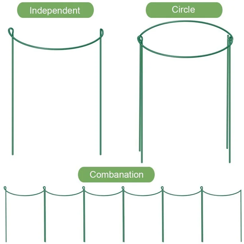 Customer Favorite Garden Plant Support Stake, Heavy Duty Interconnecting Semi-Circular Peony Support Ring Cage, Plant Support Ra
Customer Favorite Garden Plant Support Stake, Heavy Duty Interconnecting Semi-Circular Peony Support Ring Cage, Plant Support Ra