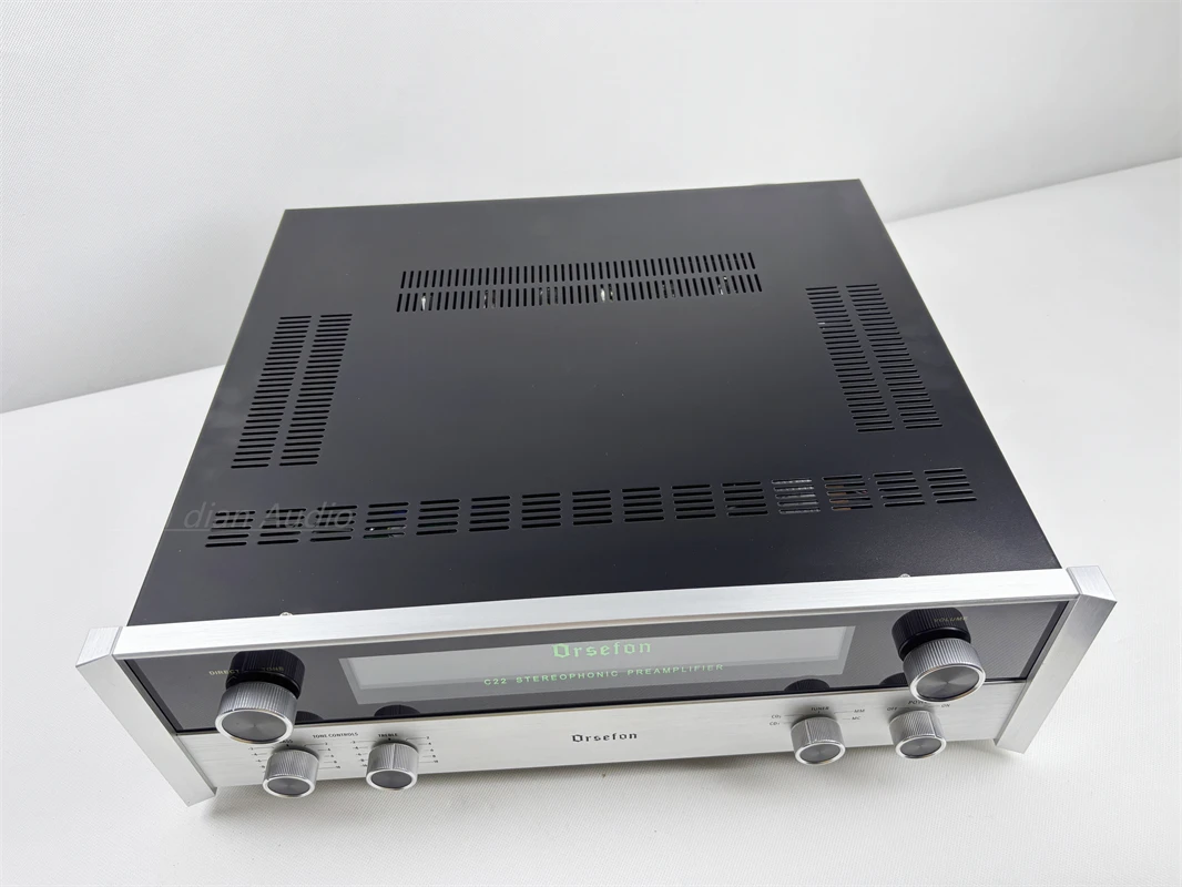 High End HIFI 1:1 Clone Mcintosh C22 HIFI Electron Tube Preamp MM/MC Singing Amplifier 12AT7 12AX7 Electron Tube Pre Amplifier
High End HIFI 1:1 Clone Mcintosh C22 HIFI Electron Tube Preamp MM/MC Singing Amplifier 12AT7 12AX7 Electron Tube Pre Amplifier