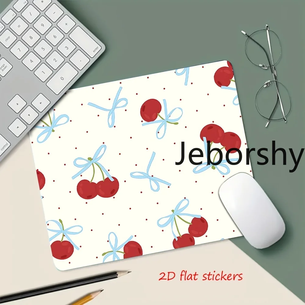 Cute Cherry & Bow Mouse Pad, Non-slip Desk Mat with Red Cherries & Blue Ribbons, Perfect for Girls & Students
Cute Cherry & Bow Mouse Pad, Non-slip Desk Mat with Red Cherries & Blue Ribbons, Perfect for Girls & Students