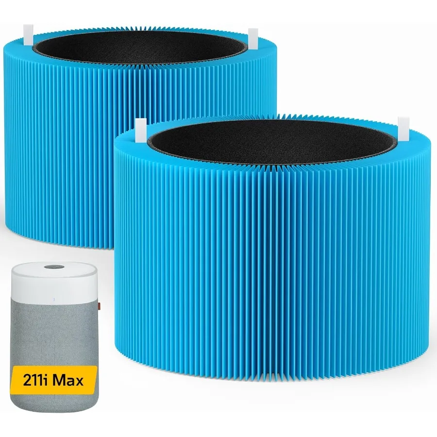 Сменный фильтр Blue Pure 211i Max AllergenBlock, совместимый с очистителем воздуха Blueair 211i Max, высокая скорость фильтрации и Acti
Сменный фильтр Blue Pure 211i Max AllergenBlock, совместимый с очистителем воздуха Blueair 211i Max, высокая скорость фильтрации и Acti