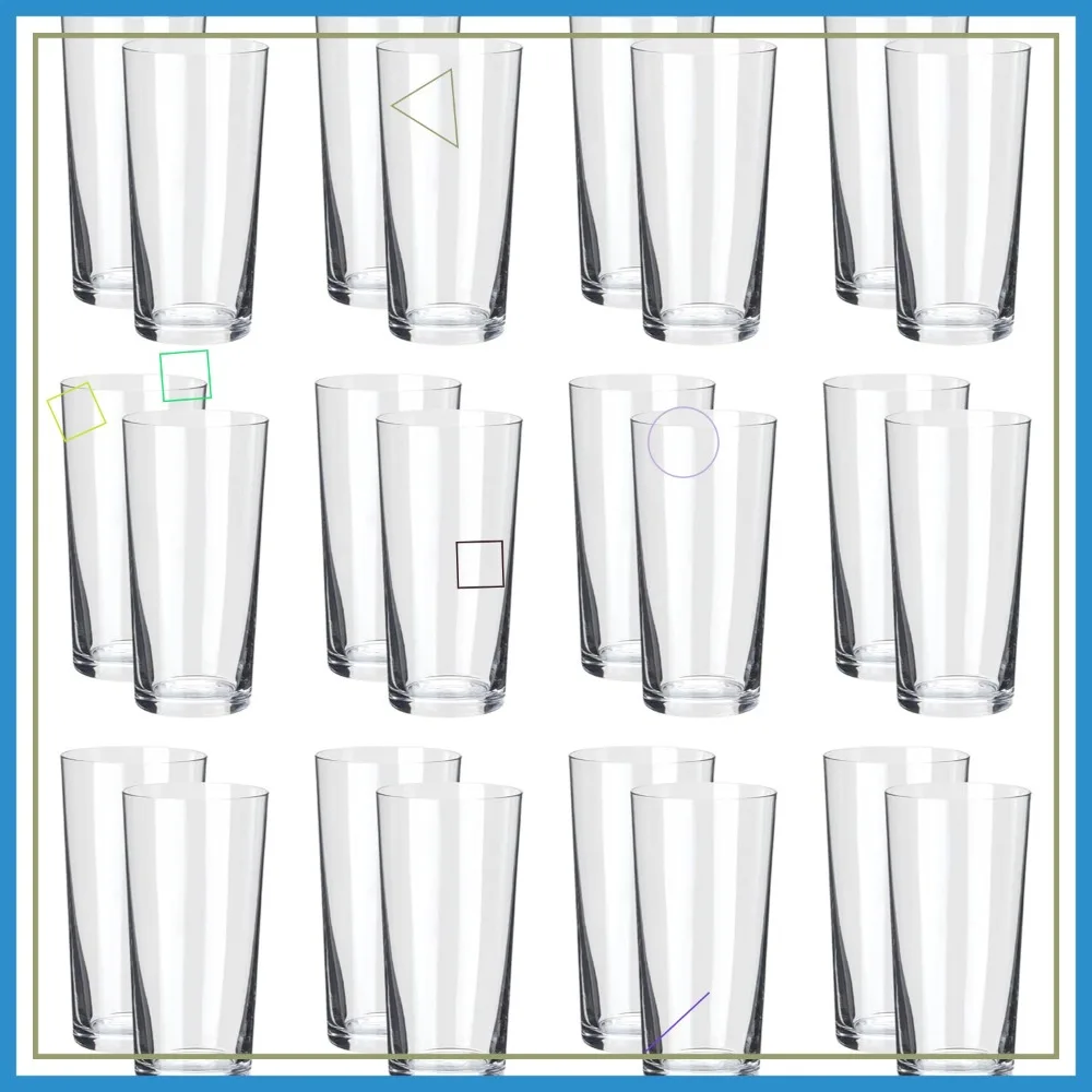 Commercial-Grade Borosilicate Glass Cups, 14.7 oz, Microwave-Safe, Transparent, 24-Pack for Durable Use
Commercial-Grade Borosilicate Glass Cups, 14.7 oz, Microwave-Safe, Transparent, 24-Pack for Durable Use