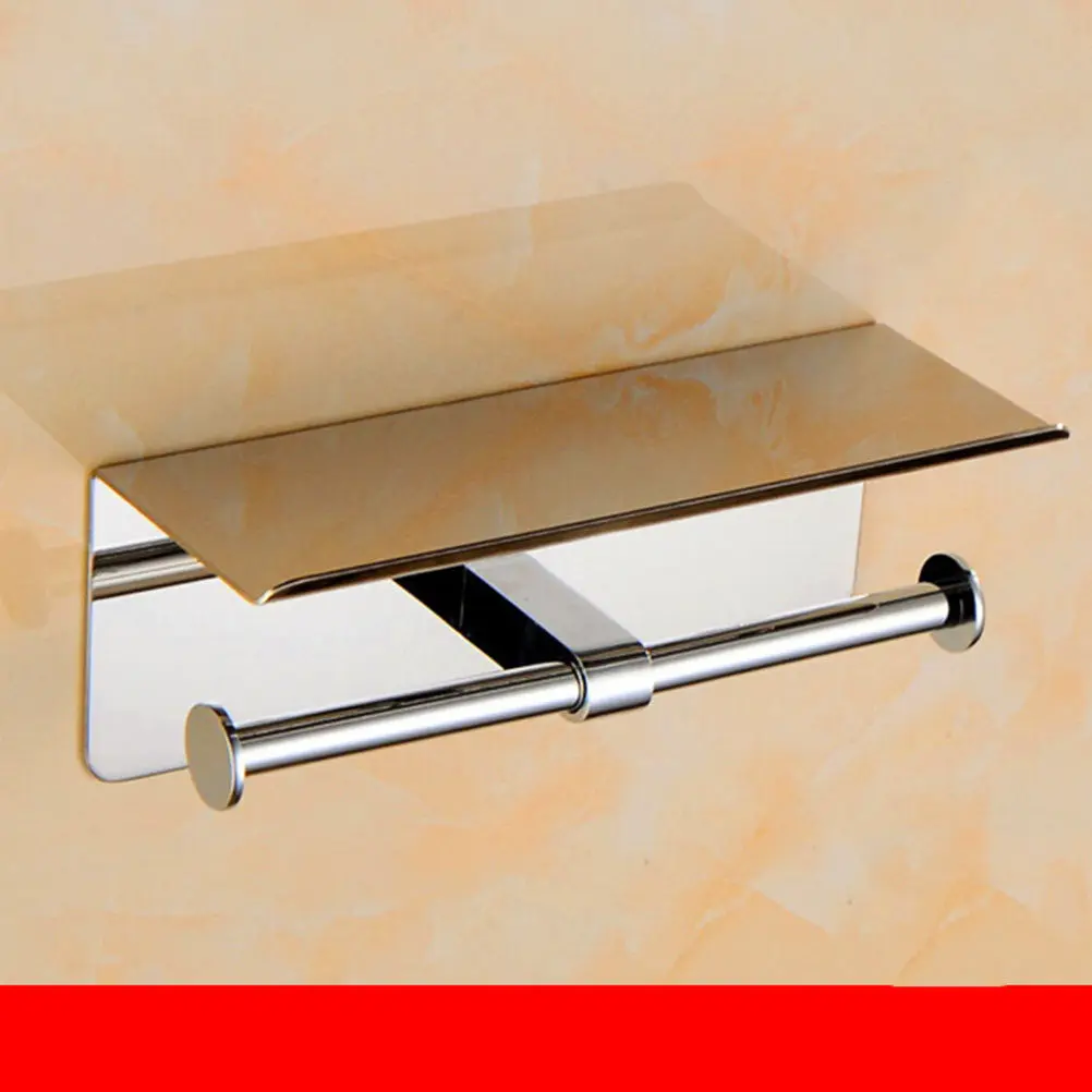 Double Toilet Paper Holder Wall Mount Stainless Steel Corrosion Resistant Shelf Rack for Bathroom Home Office Hotel
Double Toilet Paper Holder Wall Mount Stainless Steel Corrosion Resistant Shelf Rack for Bathroom Home Office Hotel
