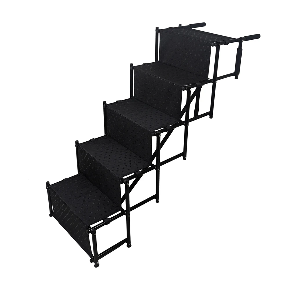 5 Steps Portable Dog Steps Support Up To 150 Lbs Foldable Lightweight Portable Pet Ladder Ramp for High Beds Trucks Cars and SUV
5 Steps Portable Dog Steps Support Up To 150 Lbs Foldable Lightweight Portable Pet Ladder Ramp for High Beds Trucks Cars and SUV