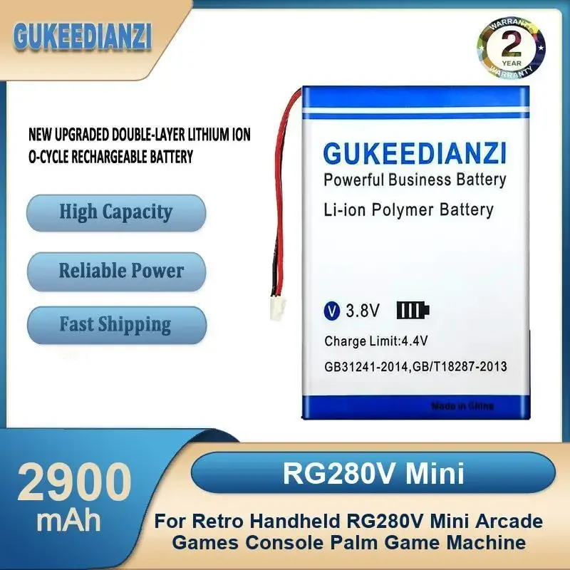 RG280V Mini 2900 мАч мини-игровая консоль аккумулятор для ретро портативной RG280V мини-аркадная игровая консоль Palm Game Machine
RG280V Mini 2900 мАч мини-игровая консоль аккумулятор для ретро портативной RG280V мини-аркадная игровая консоль Palm Game Machine