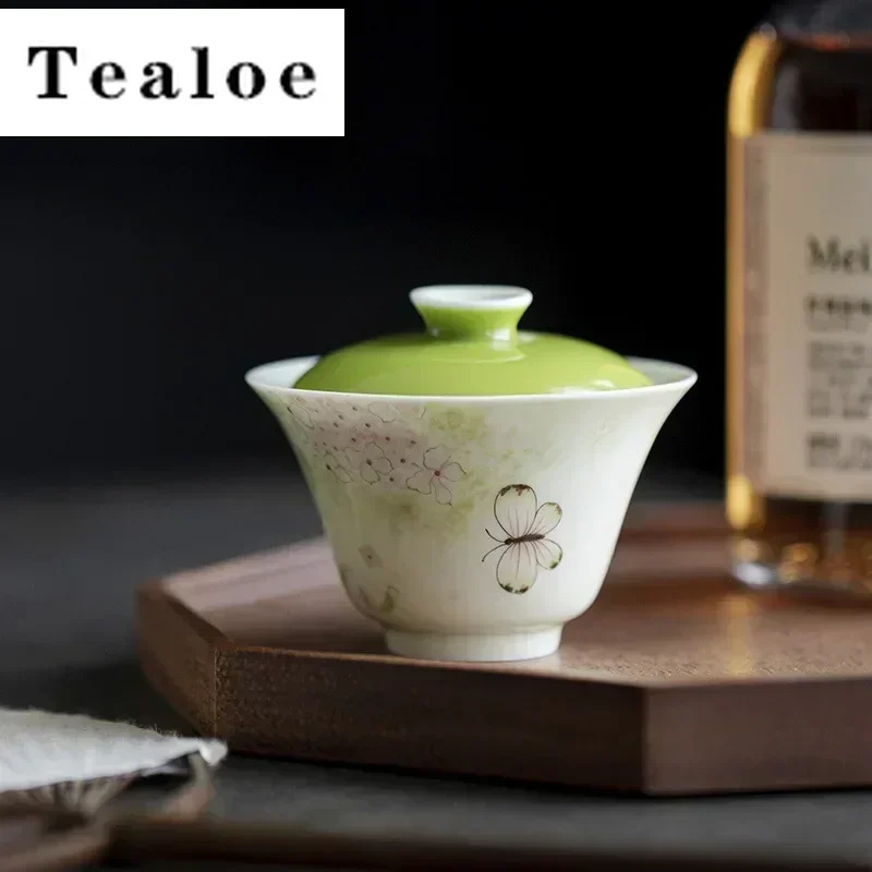 90ml Hand Painted Flowers Porcelain Gaiwan Set For Tea Butterfly Tureen Teaware Cup Chinese Green Bowls Chawan Tea Ceremony Set
90ml Hand Painted Flowers Porcelain Gaiwan Set For Tea Butterfly Tureen Teaware Cup Chinese Green Bowls Chawan Tea Ceremony Set