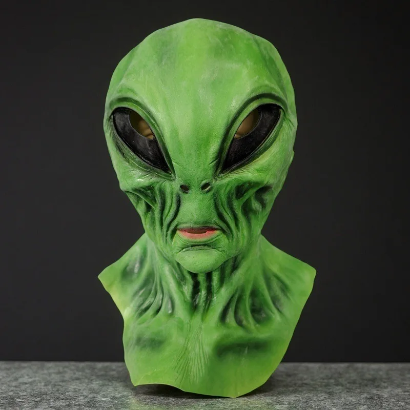 Green Alien Mask Scary Halloween Realistic Alien Face Masks Novelty Monster Mask Halloween Costume Cosplay Props
Green Alien Mask Scary Halloween Realistic Alien Face Masks Novelty Monster Mask Halloween Costume Cosplay Props