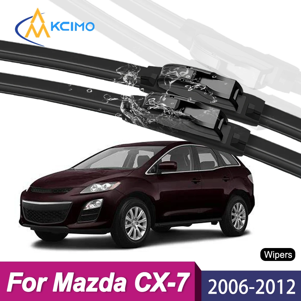 2Pcs Silent Smooth Rubber Wiper Set For Mazda CX-7 ER 2006-2012 Smooth Quiet Front Windshield Wipers
2Pcs Silent Smooth Rubber Wiper Set For Mazda CX-7 ER 2006-2012 Smooth Quiet Front Windshield Wipers