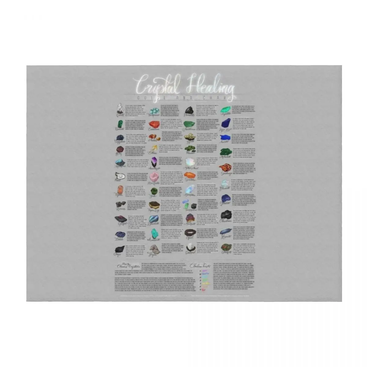 Crystal Healing Guide Throw Blanket bed plaid Softest Flannels Soft Big Blankets
Crystal Healing Guide Throw Blanket bed plaid Softest Flannels Soft Big Blankets