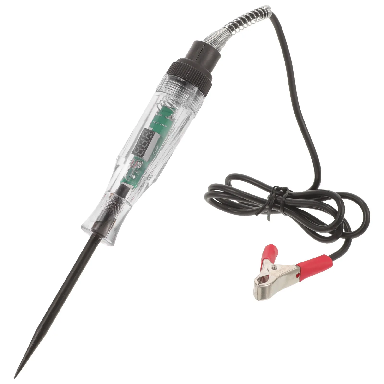 Digital Automotive Circuit Tester 5-48V Voltage Range Spring Wire Electric Tester for Car Electrical System Diagnosis
Digital Automotive Circuit Tester 5-48V Voltage Range Spring Wire Electric Tester for Car Electrical System Diagnosis